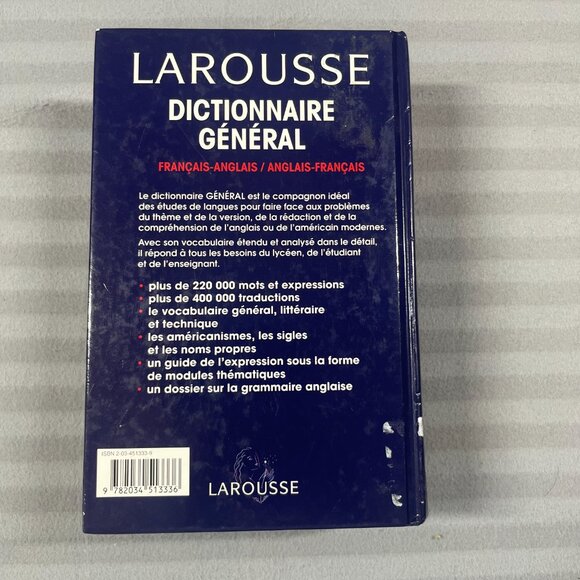 Larousse English French and English French Dictionary - Picture 3 of 4